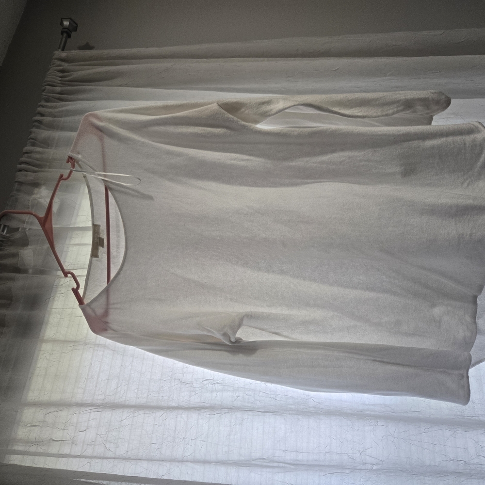 White Long Sleeve Top